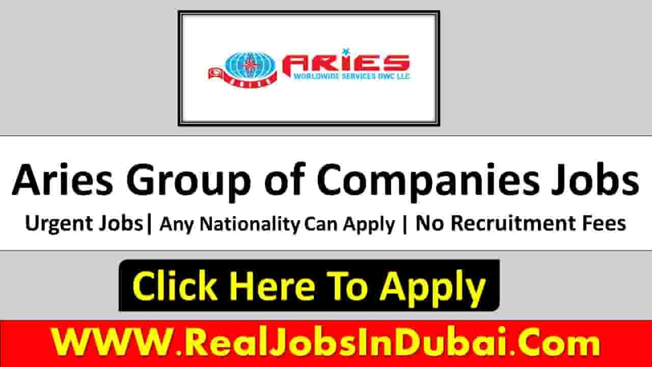 Aries Group Of Companies Careers Jobs Vacancies In UAE RealJobs