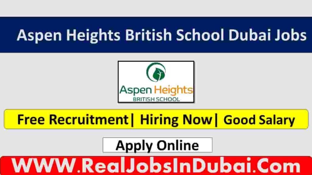 Aspen Heights British School Careers Jobs 2024 RealJobs