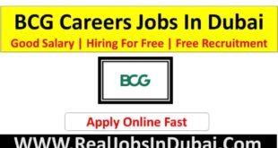 BCG Careers Jobs In Dubai