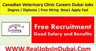 Canadian Veterinary Clinic Careers Dubai JObs