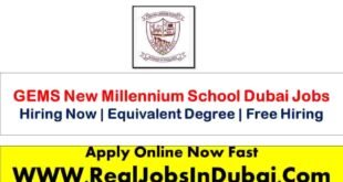 GEMS New Millennium School Jobs In Dubai