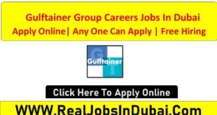 Gulftainer Jobs In Dubai