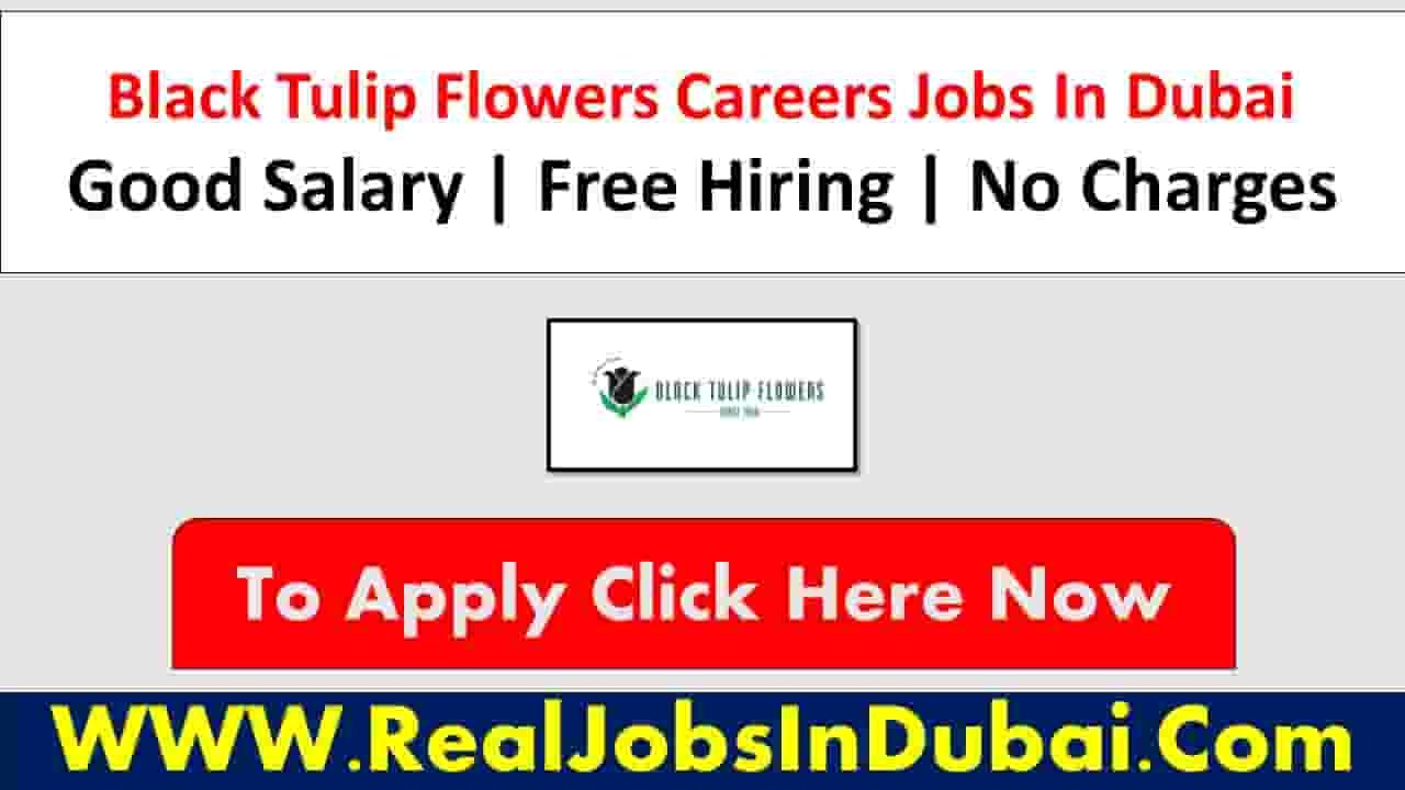 Black Tulip Flowers Careers Dubai Jobs 2023 RealJobs