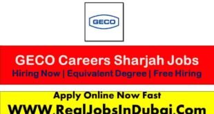 GECO Sharjah Careers Jobs