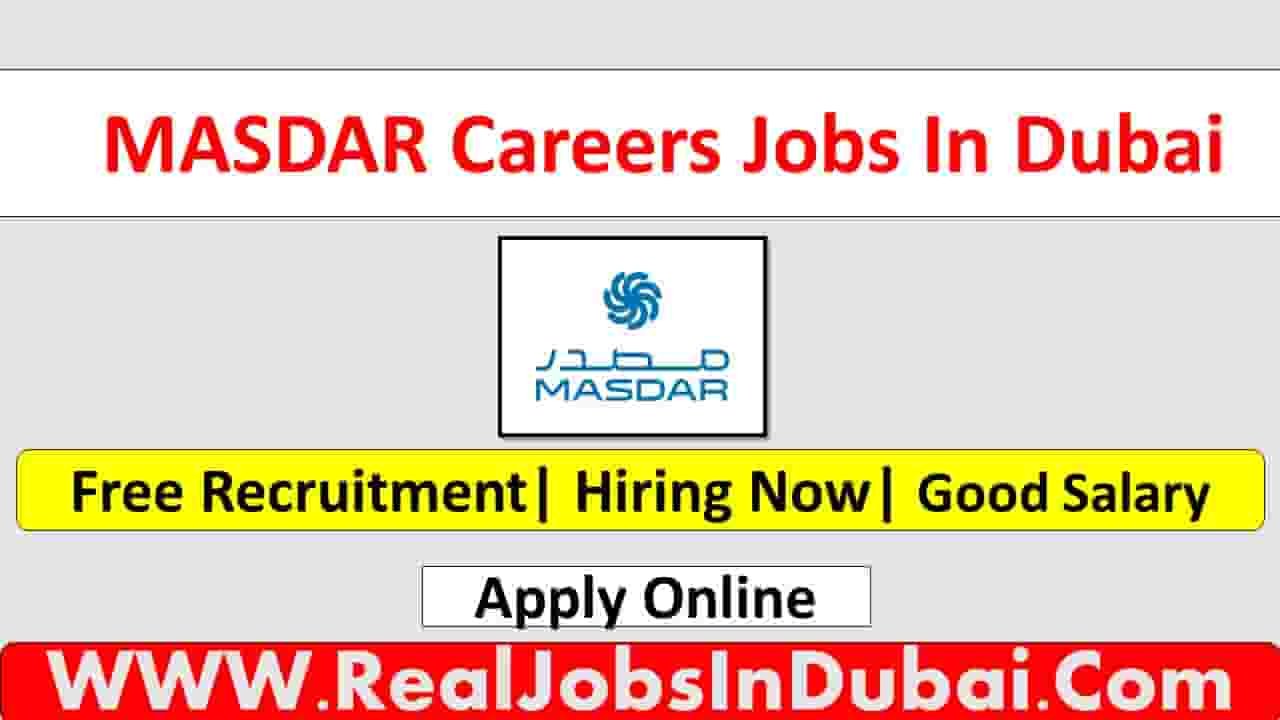MASDAR Careers Dubai Jobs