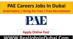 PAE Careers Jobs In Dubai