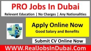 Public Relation Officer Jobs In Dubai