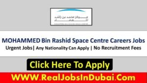 MOHAMMED Bin Rashi Space Centre Careers Jobs