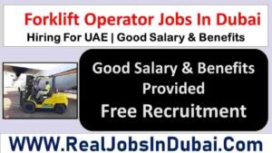 Forklift Operator Jobs In Dubai