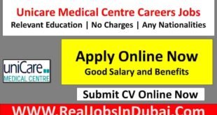 Unicare Medical Centre Careers Dubai Jobs