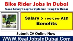 Bike Rider Jobs In Dubai