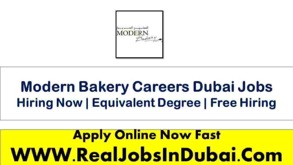 Modern Bakery Careers Jobs Vacancies In Dubai 2024 RealJobs