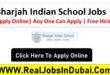 Sharjah Indians School jobs