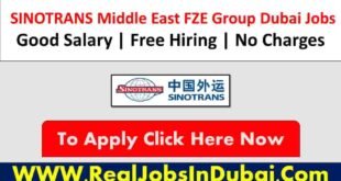 SINOTRANS Middle East FZE Group Careers Jobs