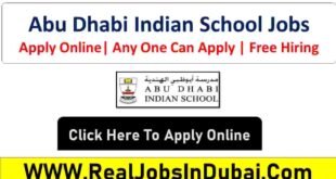 Abu Dhabi Indian School Jobs