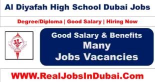 Al Diyafah High School Jobs In Dubai