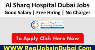 Al Sharq Hospital Dubai Jobs