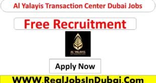 Al Yalayis Transaction Center Jobs In Dubai