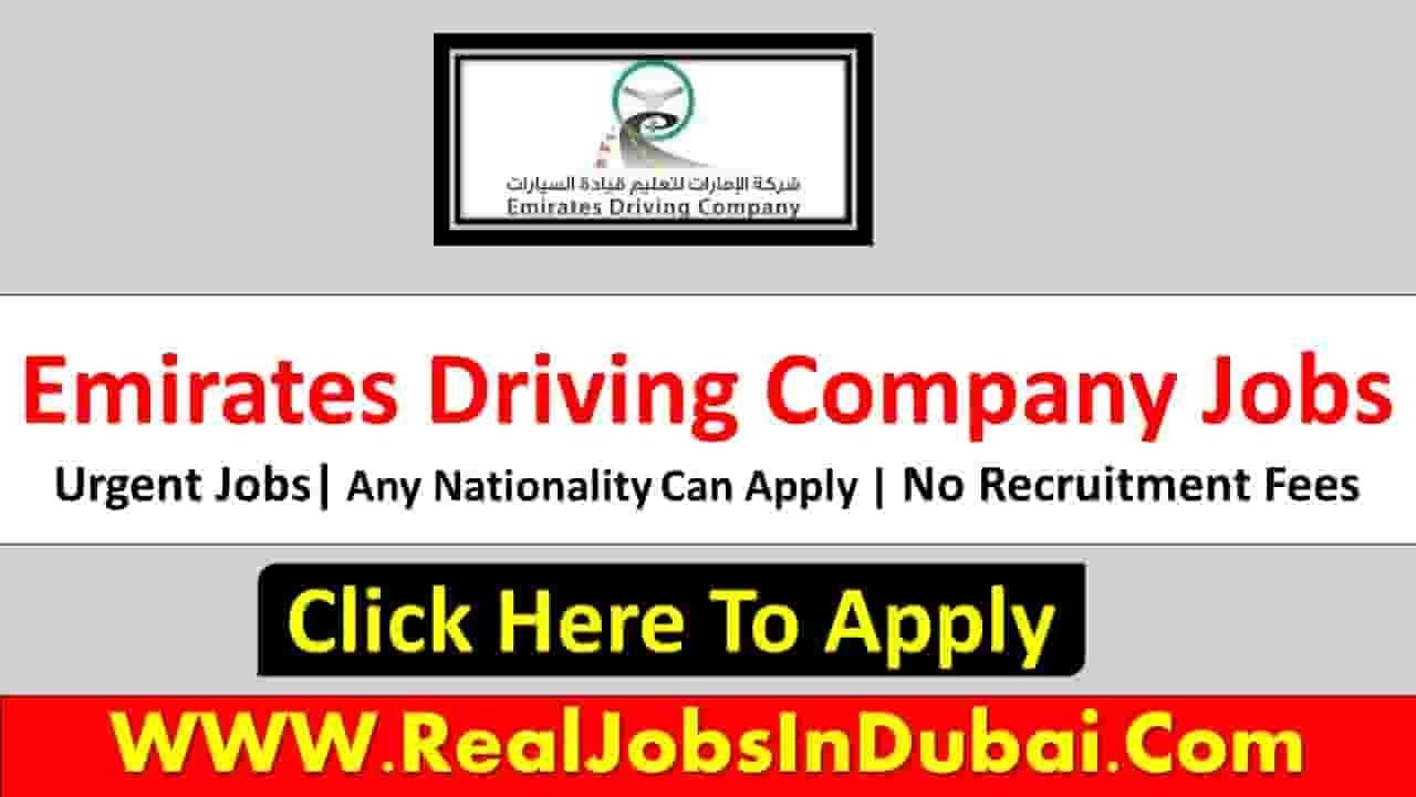 Emirates Driving Company Careers Jobs