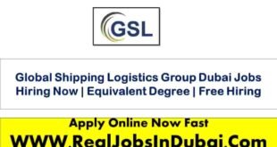 Global Shipping Logistics Dubai Jobs