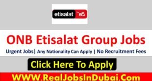 ONB Etisalat Careers Jobs