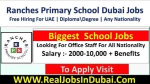 Ranches Primary School Jobs In Dubai
