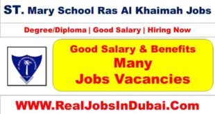 ST Mary's School Ras Al Khaimah Careers Jobs