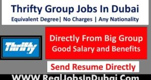 Thrifty Group Dubai JObs