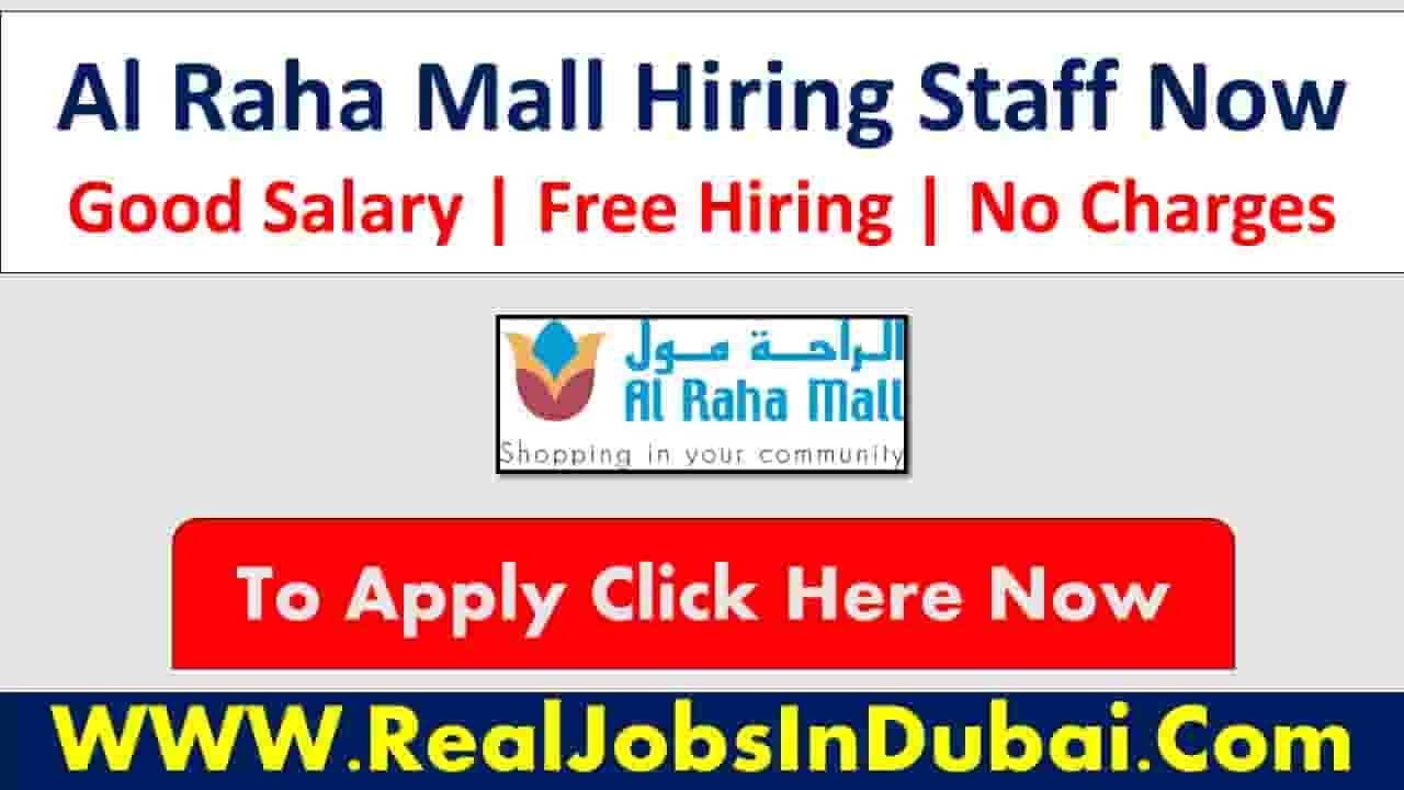 Al Raha Mall Careers Abu Dhabi 