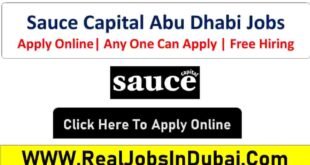 Sauce Capital Abu Dhabi Jobs