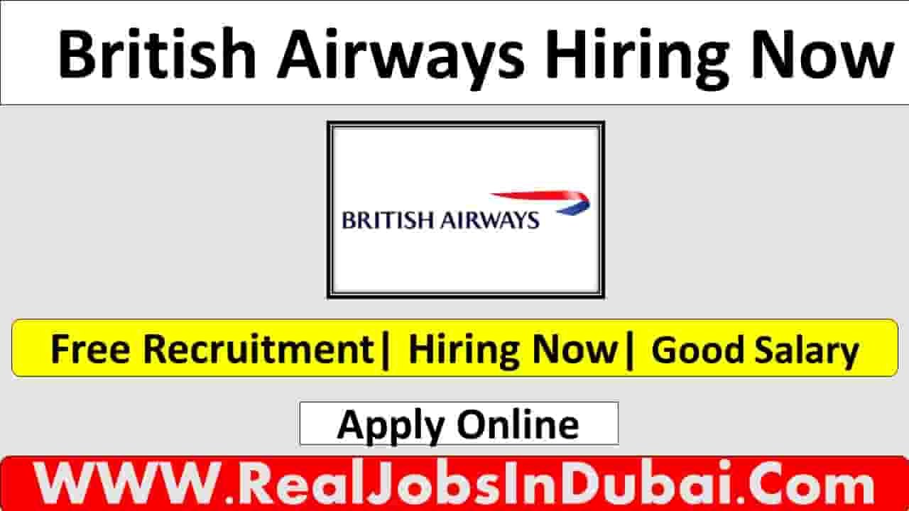 British Airways Hiring Staff In UK 2024 RealJobs   British Airways Careers Jobs 