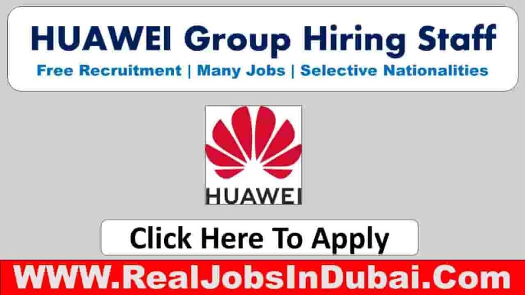 Huawei Job Vacancies