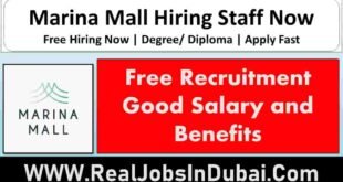 Marina Mall Jobs In Dubai