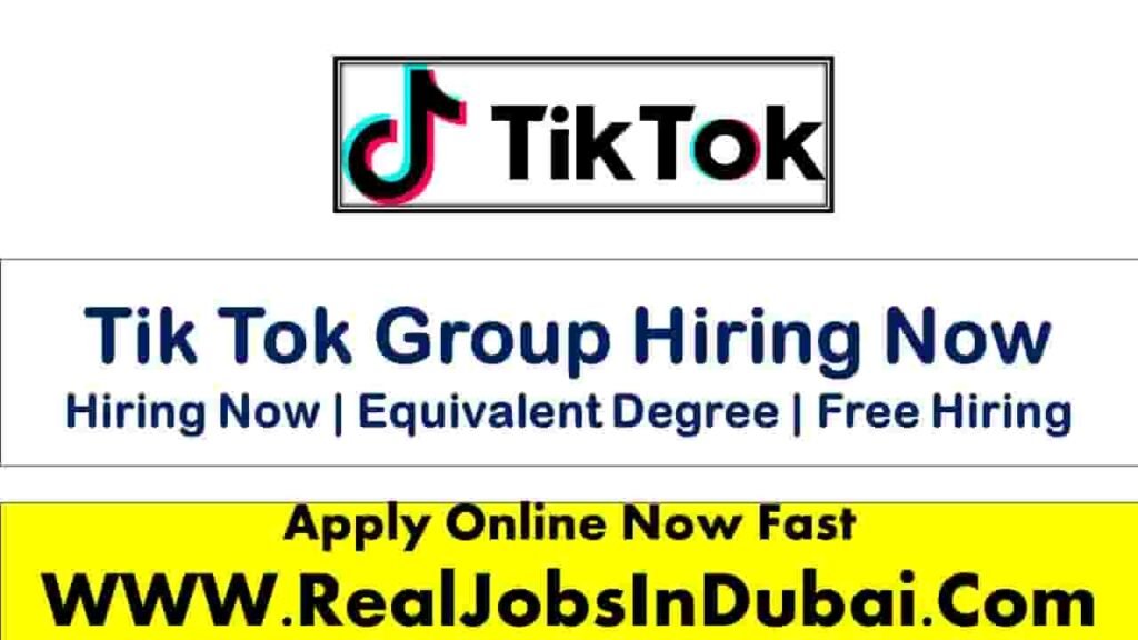 TikTok Careers Jobs Opportunities Available Now 2024 RealJobs