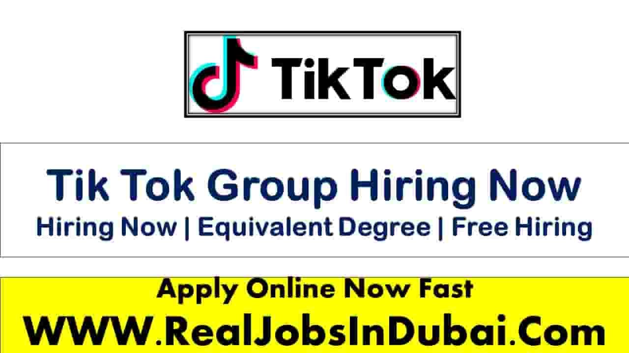 Tik Tok Careers Dubai Jobs