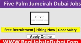 Five Palm Jumeirah Careers Jobs In Dubai