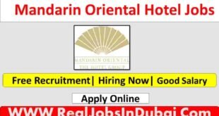 Mandarin Oriental Hotel Jobs in Dubai