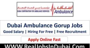 Dubai Ambulance Group Jobs