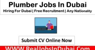 Plumber Jobs In Dubai