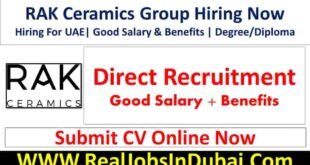 RAK Ceramics Dubai Jobs