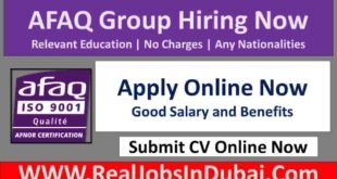 Afaq Group Dubai Jobs