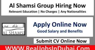 Al Shamsi Group Careers Jobs