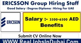 Ericsson Group Jobs In Dubai