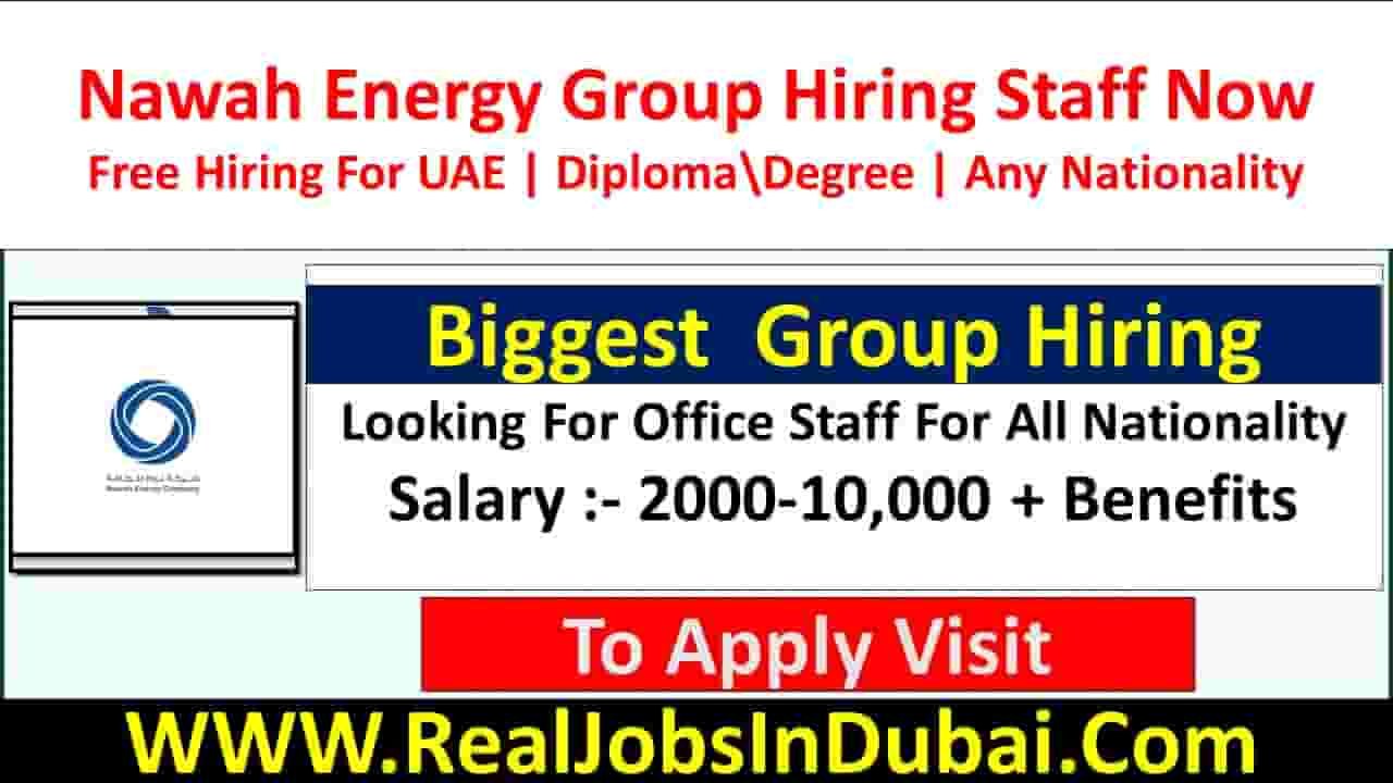 Nawah Energy Group Jobs In Dubai