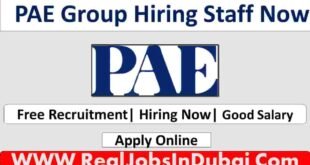 PAE Group Dubai Jobs