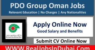 PDO Careers Jobs In Oman