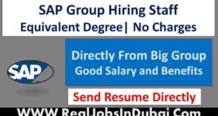 Sap Group Jobs In Dubai