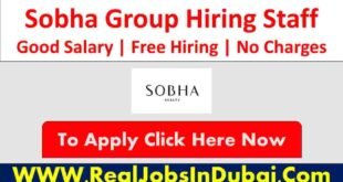 Sobha Group Jobs In Dubai