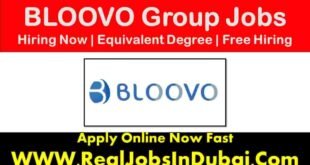 BLOOVO Group Dubai Jobs