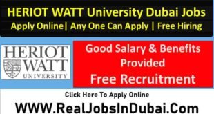 Heriot Watt University Jobs In Dubai